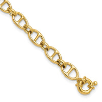 Load image into Gallery viewer, 14K Polished Fancy Link Bracelet
