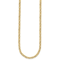 Load image into Gallery viewer, 14K Polished and Textured Link Necklace
