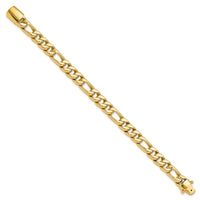 Load image into Gallery viewer, 14K Polished Fancy Figaro Link Bracelet
