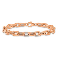 Load image into Gallery viewer, 14K Rose Gold Polished Fancy Link Bracelet
