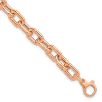 Load image into Gallery viewer, 14K Rose Gold Polished Fancy Link Bracelet
