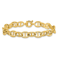Load image into Gallery viewer, 14K Polished Fancy Link Bracelet
