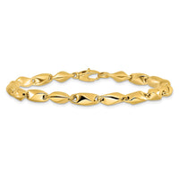Load image into Gallery viewer, 14k Polished Fancy Link Bracelet
