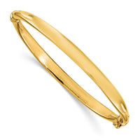 Load image into Gallery viewer, 14K Polished Hinged Bangle
