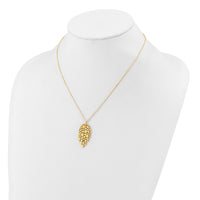 Load image into Gallery viewer, 14K Polished Fancy with 2in ext. Necklace
