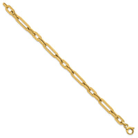 Load image into Gallery viewer, 14K Polished Fancy Link Bracelet
