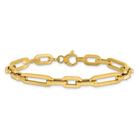 Load image into Gallery viewer, 14K Polished Fancy Link Bracelet
