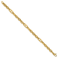 Load image into Gallery viewer, 14K Polished Fancy Link Bracelet
