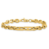 Load image into Gallery viewer, 14K Polished Fancy Link Bracelet
