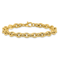 Load image into Gallery viewer, 14K Polished Fancy Link Bracelet
