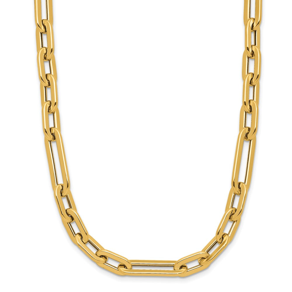 14K Polished Fancy Link Toggle Clasp 20in Necklace