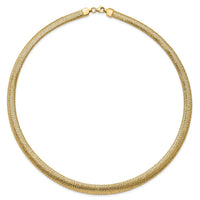 Load image into Gallery viewer, 14K Polished Woven Dome Necklace
