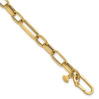 Load image into Gallery viewer, 14K Polished Fancy Link Bracelet
