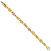 Load image into Gallery viewer, 14K Polished Fancy Link Bracelet

