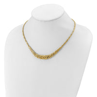 Load image into Gallery viewer, 14K Polished Byzantine Graduated Necklace
