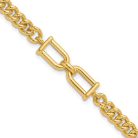 Load image into Gallery viewer, 14K Polished Fancy Link Bracelet
