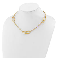 Load image into Gallery viewer, 14K Polished Fancy Link Necklace
