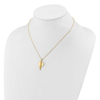 Load image into Gallery viewer, 14K Polished and Brushed with 2in ext. Necklace
