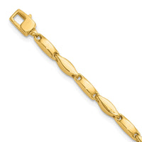 Load image into Gallery viewer, 14K Polished Fancy Link Bracelet
