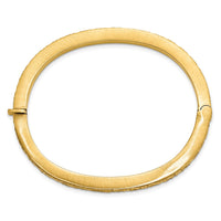 Load image into Gallery viewer, 14K Polished and Diamond-cut Bangle
