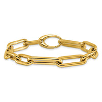 Load image into Gallery viewer, 14K Polished Link Bracelet
