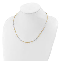 Load image into Gallery viewer, 14K Two-Tone Polished Fancy Link Necklace
