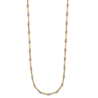 Load image into Gallery viewer, 14K Two-Tone Polished Fancy Link Necklace
