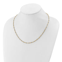 Load image into Gallery viewer, 14K Two-Tone Polished Fancy Link Necklace
