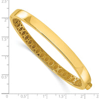 Load image into Gallery viewer, 14K Polished Hinged Bangle
