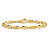 Load image into Gallery viewer, 14K Polished Fancy Link Bracelet
