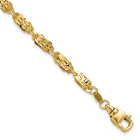 Load image into Gallery viewer, 14K Polished Fancy Link Bracelet
