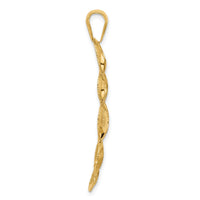 Load image into Gallery viewer, Leslie&#39;s&#39; 14K Polished and Satin Circles Pendant
