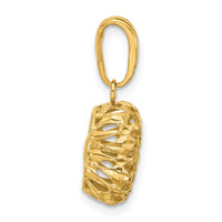 Load image into Gallery viewer, 14K Polished Puffed Square Pendant
