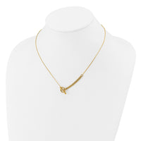 Load image into Gallery viewer, 14K Polished Drop Toggle w/1in ext. Necklace
