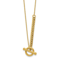 Load image into Gallery viewer, 14K Polished Drop Toggle w/1in ext. Necklace
