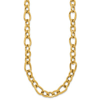 Load image into Gallery viewer, 14K Polished Fancy Link Necklace
