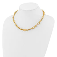 Load image into Gallery viewer, 14K Polished Fancy Link Necklace
