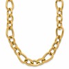 14K Polished Fancy Link Necklace