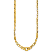 Load image into Gallery viewer, 14K Polished Fancy Graduated Link Necklace
