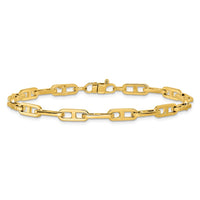 Load image into Gallery viewer, 14K Polished Fancy Link Bracelet
