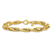 Load image into Gallery viewer, 14K Polished Fancy Link Bracelet
