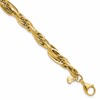14K Polished Fancy Link Bracelet