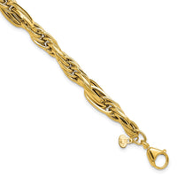 Load image into Gallery viewer, 14K Polished Fancy Link Bracelet
