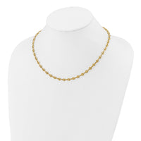 Load image into Gallery viewer, 14K Polished Puffed Mariner Link Necklace
