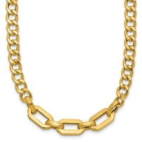 Load image into Gallery viewer, 14K Polished Fancy Link Necklace
