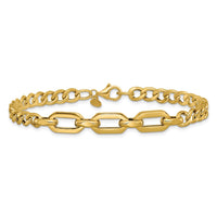 Load image into Gallery viewer, 14K Polished Fancy Link Bracelet
