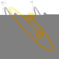 Load image into Gallery viewer, 14K Polished Knot Flexible Bypass Bangle
