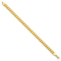 Load image into Gallery viewer, 14K Polished Fancy Geometric Link Bracelet
