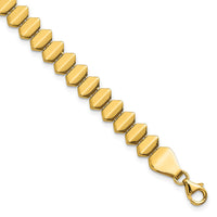 Load image into Gallery viewer, 14K Polished Fancy Geometric Link Bracelet
