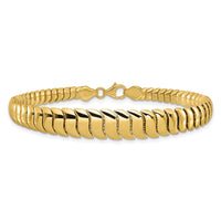 Load image into Gallery viewer, 14K Polished Fancy Graduated Bracelet
